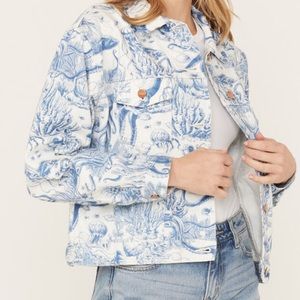 Wrangler Heritage Nautical Print Denim Jacket